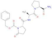 L-Prolinamide, 5-oxo-1-[(phenylmethoxy)carbonyl]-L-prolyl-L-alanyl-