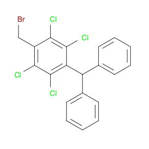Benzene, 1-(bromomethyl)-2,3,5,6-tetrachloro-4-(diphenylmethyl)-