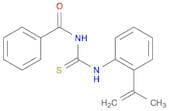 Benzamide, N-[[[2-(1-methylethenyl)phenyl]amino]thioxomethyl]-