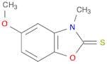2(3H)-Benzoxazolethione, 5-methoxy-3-methyl-