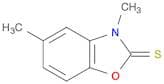 2(3H)-Benzoxazolethione, 3,5-dimethyl-