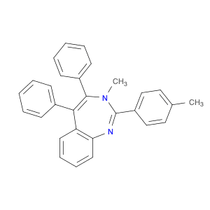 3H-1,3-Benzodiazepine, 3-methyl-2-(4-methylphenyl)-4,5-diphenyl-