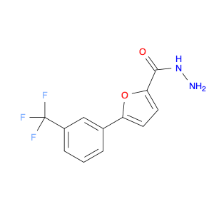 2-Furancarboxylic acid, 5-[3-(trifluoromethyl)phenyl]-, hydrazide