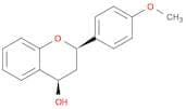 2H-1-Benzopyran-4-ol, 3,4-dihydro-2-(4-methoxyphenyl)-, cis-