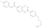 Benzoic acid, 3-chloro-4-[(4-pentylbenzoyl)oxy]-, 4-fluorophenyl ester