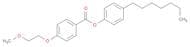 Benzoic acid, 4-(2-methoxyethoxy)-, 4-heptylphenyl ester