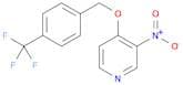 Pyridine, 3-nitro-4-[[4-(trifluoromethyl)phenyl]methoxy]-