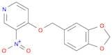 Pyridine, 4-(1,3-benzodioxol-5-ylmethoxy)-3-nitro-