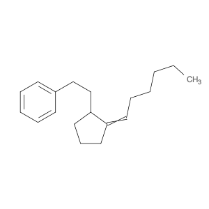 Benzene, [2-(2-hexylidenecyclopentyl)ethyl]-