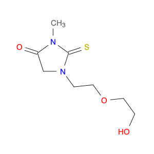 4-Imidazolidinone, 1-[2-(2-hydroxyethoxy)ethyl]-3-methyl-2-thioxo-