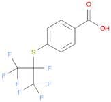 Benzoic acid, 4-[[1,2,2,2-tetrafluoro-1-(trifluoromethyl)ethyl]thio]-