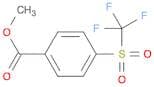 Benzoic acid, 4-[(trifluoromethyl)sulfonyl]-, methyl ester