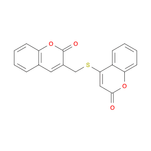 2H-1-Benzopyran-2-one, 3-[[(2-oxo-2H-1-benzopyran-4-yl)thio]methyl]-