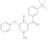 4(1H)-Pyridinone, 1-methyl-3-phenoxy-5-[3-(trifluoromethyl)benzoyl]-