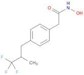 Benzeneacetamide, N-hydroxy-4-(3,3,3-trifluoro-2-methylpropyl)-