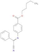 Benzoic acid, 4-[(cyanophenylmethylene)amino]-, pentyl ester