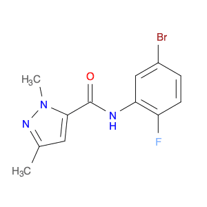 1H-Pyrazole-5-carboxamide, N-(5-bromo-2-fluorophenyl)-1,3-dimethyl-