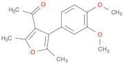Ethanone, 1-[4-(3,4-dimethoxyphenyl)-2,5-dimethyl-3-furanyl]-