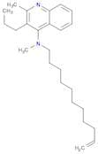 4-Quinolinamine, N,2-dimethyl-3-propyl-N-10-undecenyl-