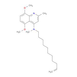4-Quinolinamine, 5,8-dimethoxy-N,2-dimethyl-N-10-undecenyl-