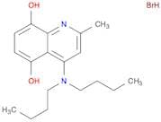 5,8-Quinolinediol, 4-(dibutylamino)-2-methyl-, hydrobromide