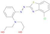 Ethanol, 2,2'-[[[(4-chloro-2-benzothiazolyl)azo]phenyl]imino]bis-