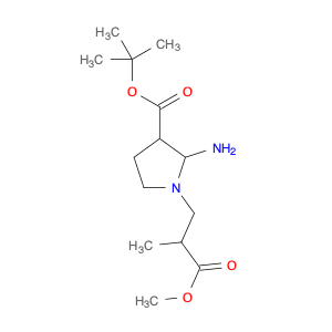 Methyl 3-(3-((tert-butoxycarbonyl)amino)pyrrolidin-1-yl)-2-methylpropanoate