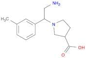 1-(2-Amino-1-m-tolyl-ethyl)-pyrrolidine-3-carboxylic acid