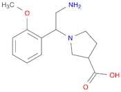 1-[2-Amino-1-(2-methoxy-phenyl)-ethyl]-pyrrolidine-3-carboxylic acid