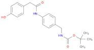 tert-Butyl 4-(2-(4-hydroxyphenyl)acetamido)benzylcarbamate