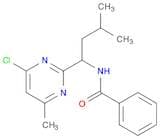N-(1-(4-Chloro-6-methylpyrimidin-2-yl)-3-methylbutyl)benzamide