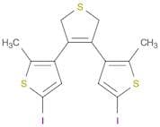 3,3':4',3''-Terthiophene, 2',5'-dihydro-5,5''-diiodo-2,2''-dimethyl-