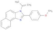 3H-Naphth[1,2-d]imidazole, 2-(4-methoxyphenyl)-3-(1-methylethenyl)-