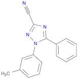 1H-1,2,4-Triazole-3-carbonitrile, 1-(3-methylphenyl)-5-phenyl-