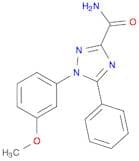 1H-1,2,4-Triazole-3-carboxamide, 1-(3-methoxyphenyl)-5-phenyl-