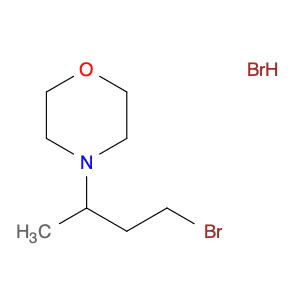 Morpholine, 4-(3-bromo-1-methylpropyl)-, hydrobromide