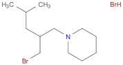 Piperidine, 1-[2-(bromomethyl)-4-methylpentyl]-, hydrobromide
