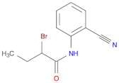 Butanamide, 2-bromo-N-(2-cyanophenyl)-