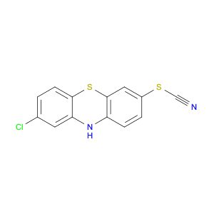 Thiocyanic acid, 8-chloro-10H-phenothiazin-3-yl ester