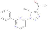 Ethanone, 1-[5-methyl-1-(2-phenyl-4-pyrimidinyl)-1H-1,2,3-triazol-4-yl]-