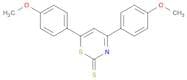 2H-1,3-Thiazine-2-thione, 4,6-bis(4-methoxyphenyl)-