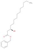 Tetradecanoic acid, 3-hydroxy-, phenylmethyl ester, (R)-