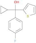 2-Thiophenemethanol, a-cyclopropyl-a-(4-fluorophenyl)-