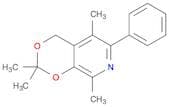 4H-1,3-Dioxino[4,5-c]pyridine, 2,2,5,8-tetramethyl-6-phenyl-