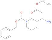 Benzyl 3-(1-amino-3-ethoxy-3-oxopropyl)piperidine-1-carboxylate