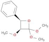 Oxetane, 2,2,3-trimethoxy-4-phenyl-, cis-