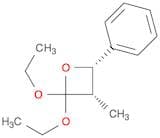 Oxetane, 2,2-diethoxy-3-methyl-4-phenyl-, cis-