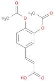 2-Propenoic acid, 3-[3,4-bis(acetyloxy)phenyl]-, (E)-