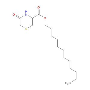 3-Thiomorpholinecarboxylic acid, 5-oxo-, dodecyl ester