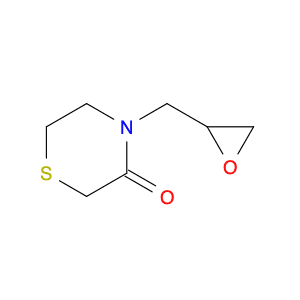 3-Thiomorpholinone, 4-(oxiranylmethyl)-